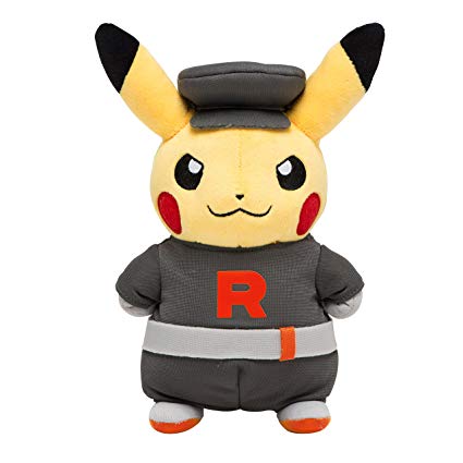 Pokemon Center Original Plush Doll Stuffed Toy Cosplay Pikachu Team Rocket ver Center