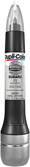 Dupli-Color EASU13560 Scratch Fix All-in-1 Exact-Match Automotive Touch-Up Paint, Satin White 37J.25 Ounce