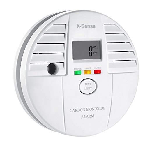 X-Sense CO05S 5-Year Carbon Monoxide Detector Battery Operated CO Alarm with Real-time Display