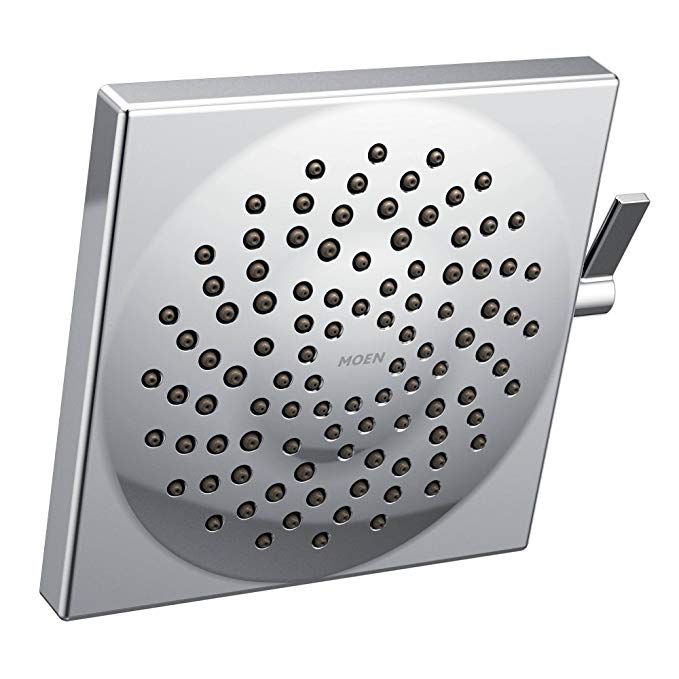 Moen S6345 Velocity Two-Function 8-1/2" Diameter Spray Rainshower Showerhead, Chrome