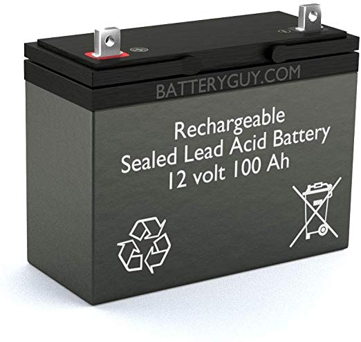 BatteryGuy BG-121000NB 12V 100ah Rechargeable SLA Battery