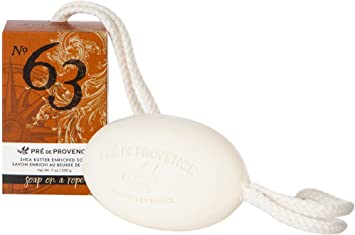 Pre de Provence 63 Soap On A Rope for Men, 200 Gram