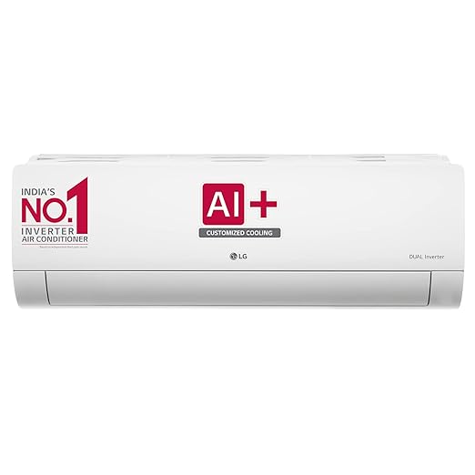 LG 1.5 Ton 5 Star AI  DUAL Inverter Wi-Fi Split AC (Copper, AI  Convertible 6-in-1 Cooling, HD Filter with Anti-Virus Protection, 2023 Model, RS-Q20HWZE, White)