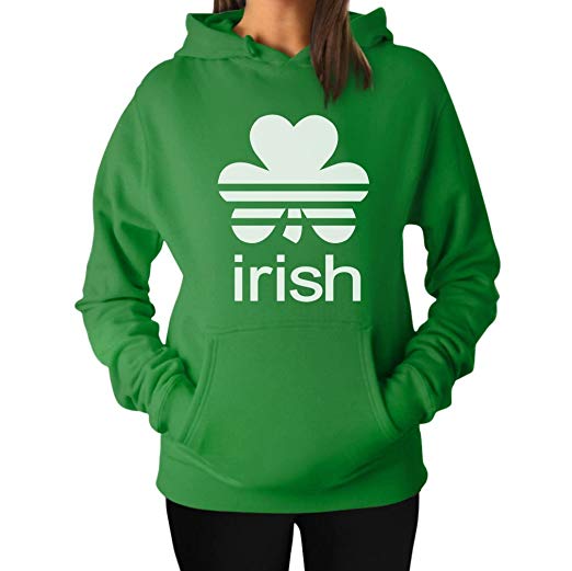 Irish Shamrock St. Patrick's Day Clover Women's Hoodie