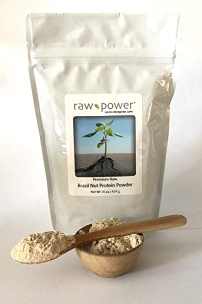 Brazil Nut Protein Powder, Premium, Raw Power Brand (16 oz)