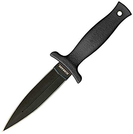 Schrade SCHF19L Large Boot Knife Spear Point Fixed Blade TPE Handle