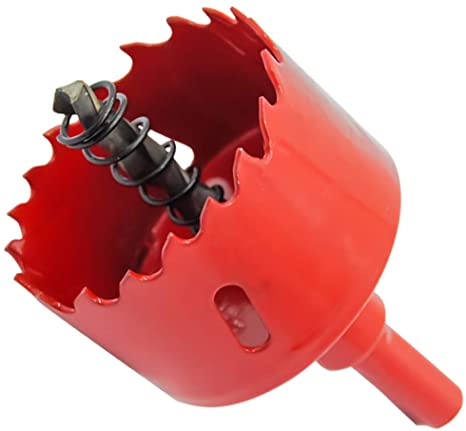 Bi-Metal Hole Saw Drill Bit HSS Hole Cutter with Arbor for Wood and Metal 1-7/8’’(48mm)