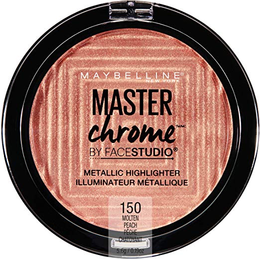 MAYBELLINE FaceStudio Master Chrome Metallic Highlighter - Molten Peach