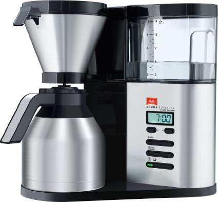 Melitta 1012-04 Aroma Elegance Filter Coffee Machine - Black/Stainless Steel