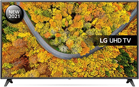 LG 43UP75006LF 43 inch 4K UHD HDR Smart LED TV (2021 Model) with Freeview Play, Prime Video, Netflix, Disney , Google Assistant and Alexa compatible