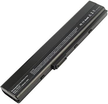 Futurebatt 6Cell 5200mAh Laptop Battery for Asus A32-k52 / A31-k52 / A41-k52 / A42-k52 / A31-b53 A40J A40JA A42 A52 A52f A52j K42 K42j K52 K52j K52jk K62 P52 P52F P52JC P62 Series X42 X52 Series