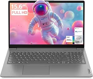 Lenovo V15 Essential Laptop | 15.6" FHD Anti-Glare Display | Intel Core i7-1255U | 40GB RAM | 1TB PCIe SSD | HDMI | Ethernet RJ-45 | Numeric Keypad | Webcam | Wi-Fi 6 | Windows 11 Pro | Grey