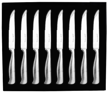8 Pieces Stainless-Steel Kitchen Steak Knife - Professional Quality - Premium Class - Multipurpose Use for Home Kitchen or Restaurant - By Utopia Kitchen