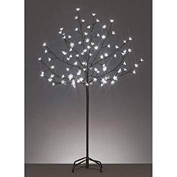 1.5m Cherry Tree - 150 White LEDs - Premier Christmas Decorations LV150CHW