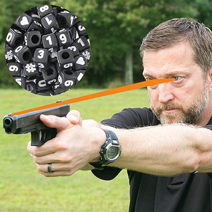 ADVANCED Focus String - FIREARMS Vision Training Tool - Train Your Eyes AT HOME, to SHOOT FASTER with BOTH EYES OPEN   FREE Online Video Instructions with Navy SEAL Sniper Instructor Chris Sajnog
