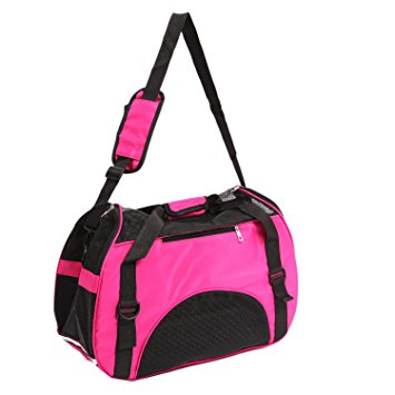 Soft-Sided Pet Carrier, Comfortable Carrier, Adjustable and Foldable, Airline Approved Pet Travel Carrier