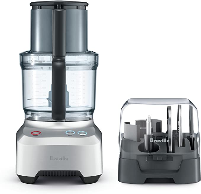 Breville The Kitchen Wizz 11 Food Processor, BFP680BAL - Brushed Aluminium Silver,Black