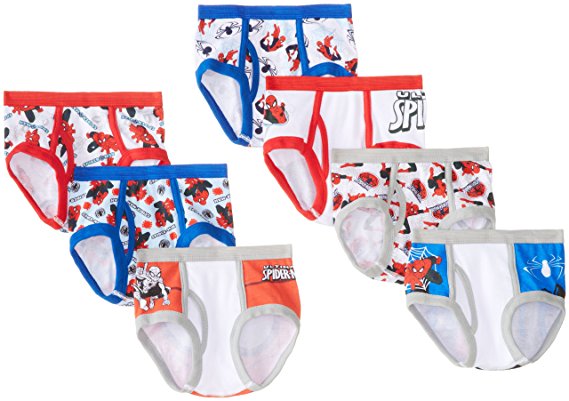 Marvel Little Boys' Spiderman Seven-Pack of Briefs