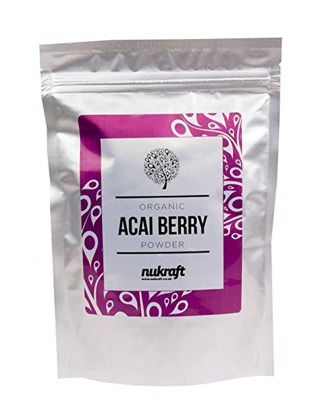 Organic Acai berry powder by Nukraft: 250g (also available in 500g and 1kg)