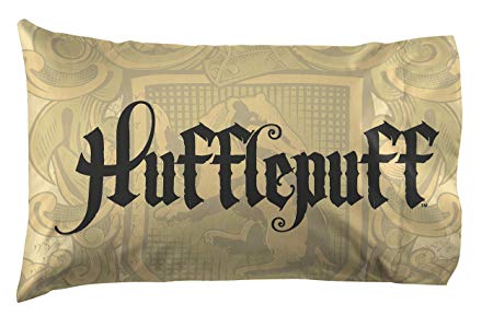 Jay Franco Harry Potter House of Hufflepuff Kids Super Soft Double-Sided 1 Pack Pillowcase (Official Harry Potter Product)