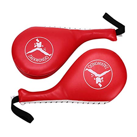 Hipiwe Taekwondo Kick Pad Target Durable TKD Kicking Targets Training Paddles Double Face Tae Kwon Pads