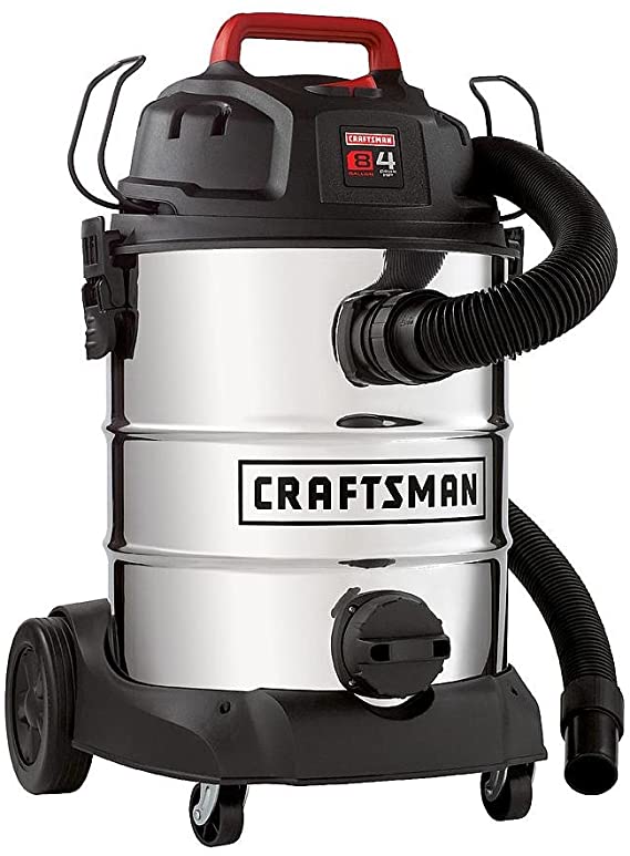 Craftsman 8 GALLON Wet Dry Vac , Up To 4 HP