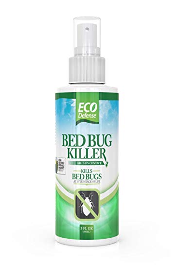 Eco Defense Bed Bug Killer, Natural Organic Formula Fastest (3 oz)