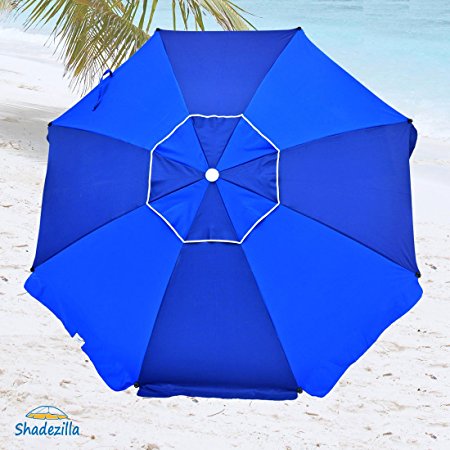 Shadezilla 8-Feet Fiberglass Beach Umbrella