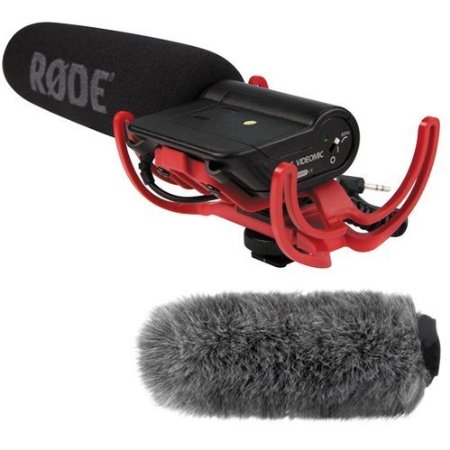 Rode VideoMic with Fuzzy Windjammer Kit