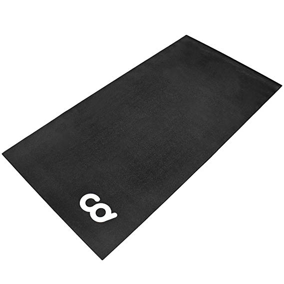 CyclingDeal Bike Bicycle Trainer Floor Mat Suits Ergo Mag Fluid Anti-Vibration Indoor Cycles Exercise.Stepper.Spin Bikes