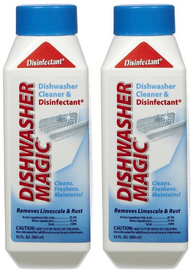 Dishwasher Magic Dishwasher Cleaner & Disinfectant, 12 oz-2 pk