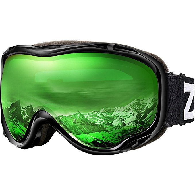 Zionor Lagopus Ski Snowboard Goggles UV Protection Anti-Fog Snow Goggles for Men Women Youth