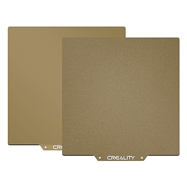 Creality Double-Sided Golden PEI Plate Kit 235 * 235mm, PEI Sheet for Ender-3/Ender-3 Pro/Ender-3S/Ender-3 V2/Ender-5/Ender-5S/Ender-5 Pro/Ender-3 S1/Ender-3 S1 Pro/Ender-3 V2 Neo 3D Printer