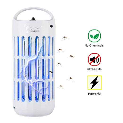 Fly Killer with Powerful 9W UV Light,800V High Voltage Protects 600 Sq Ft,Electric Mosquito Killer Lamp Bug Zapper,Fly Zapper,Insect Trap Lamp,Pest Repeller for Moth/Midges/Flies/Gnats/Wasps（UK PLUG )