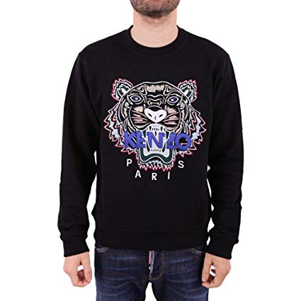 Kenzo Mens Long Sleeve Tiger Sweatshirt