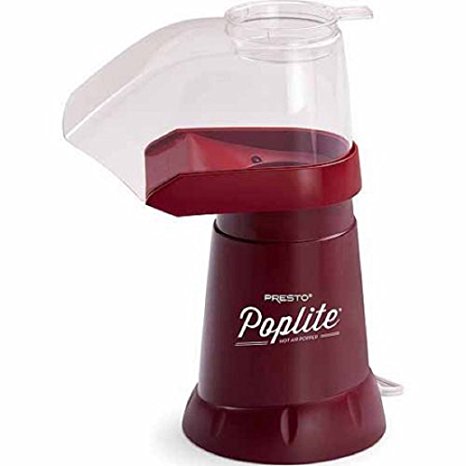 Presto PopLite Hot Air Corn Popper 04860 (none, Dark Red)