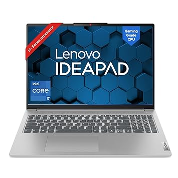 Lenovo IdeaPad Slim 5 Intel Core i7 13700H 16"(40.6cm) WUXGA IPS Laptop (16GB/512GB SSD/Win 11/Office 2021/Backlit KB/FHD Camera/Alexa/3 Month Game Pass/Cloud Grey/1.89Kg), 82XF003JIN