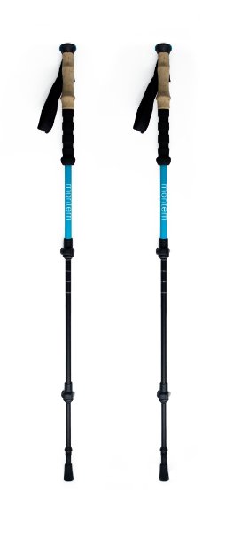 Hiking / Walking / Trekking Poles - Ultra Strong (ONE YEAR WARRANTY) - One Pair (2 Poles) Crafted By Montem