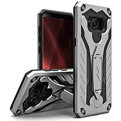 Samsung Galaxy S8 Case, Zizo [Static Series] Shockproof [Military Drop Tested] w/ Kickstand [Galaxy S8 Heavy Duty Case] Impact Resistant - Galaxy S8