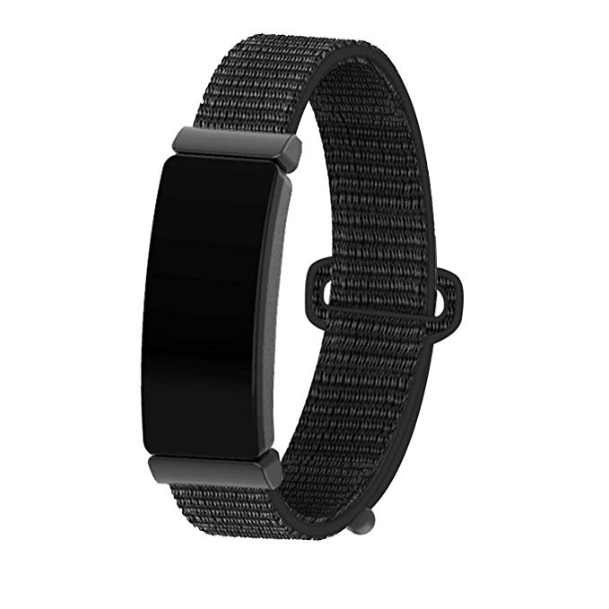 JUN1 Compatible with Fitbit Inspire Fitbit Inspire HR Bands Soft Nylon Sport Wristbands for Men Women Lightweight Replacement Straps Accessories for Fitbit Inspire