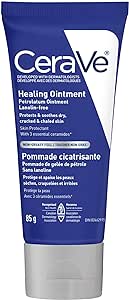 CeraVe Healing Ointment | Moisturizing Petrolatum Skin Protectant for Dry Skin with Hyaluronic Acid and Ceramides | Lanolin-Free & Fragrance-Free | 85 g