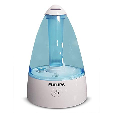 Futura 800ml Cool Mist Humidifier Night Light Ultrasonic Aroma Diffuser, Aromatherapy Essential Oil Diffuser, Cool Mist Humidifiers,Waterless Automatically Shut-off, with Up to 10 Hours Continuous Use (FUTMHWNL-2)