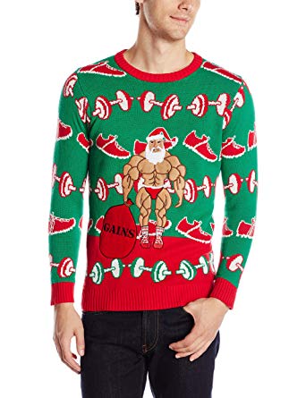 Blizzard Bay Men's Xmas-Fitness Ugly Christmas Sweater