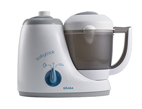 BEABA Babycook Original 4 in 1 Steam Cooker and Blender, 3.5 cups, Dishwasher Safe, Peacock