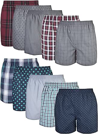 Gildan Mens Men's Boxers, Multipack