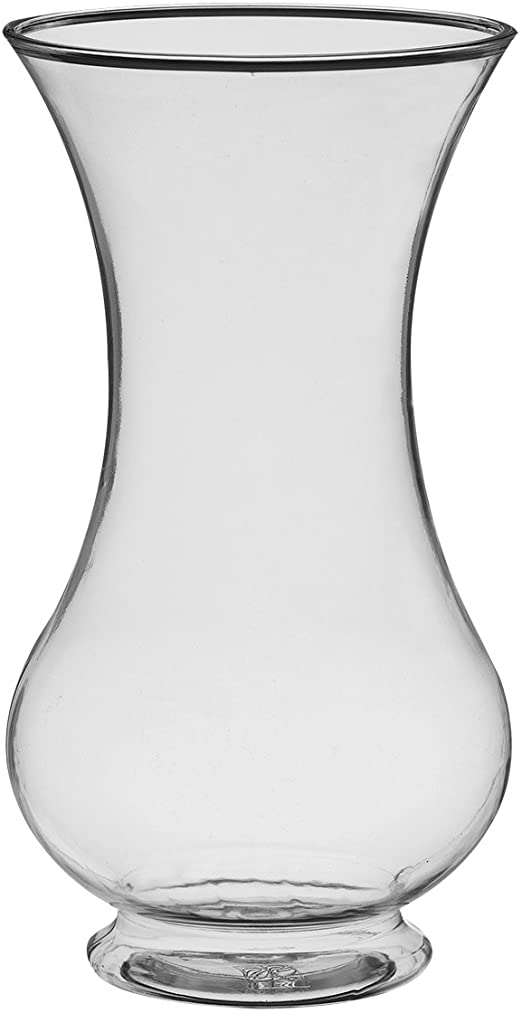 Syndicate Sales 9 3/4" Pedestal Vase, Clear