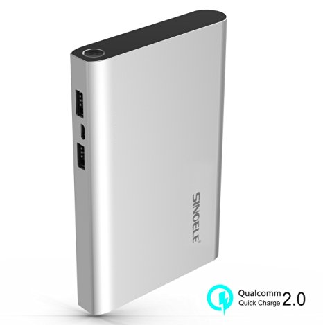 Power Bank 30000mAh Portable Charger External Battery Pack QC2.0 Quick Charger Dual USB for iPhone iPad Battery Charger High Speed Charge 5V/9V/19V 2.4A Fast Charging Universal Compact Mobile Power