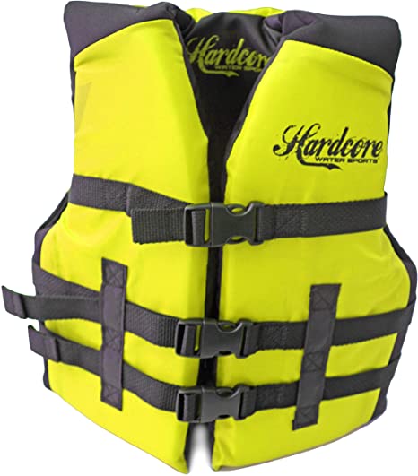 Hardcore Water Sports Fully Enclosed Neoprene and Polyester Life Jacket Vest