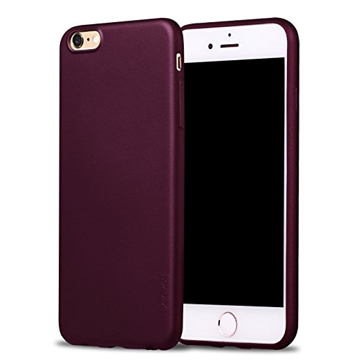 iPhone 6s Case,X-level [Guardlan Series] Soft Elastic [Thin Light] for iPhone 6/6s (4.7 Inch) Wine Red