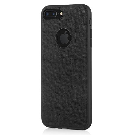 Easyacc iPhone 7 Plus Protective Case with Embedded Manganese Steel Plate Perfectly-Fit Bumper Case for iPhone 7 Plus - Black